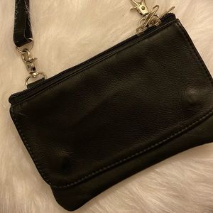 Leather cross body